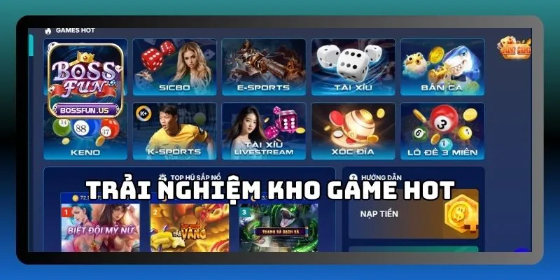 Đăng ký Bossfun - Trải nghiệm chơi game cá cược đỉnh cao 2 Đăng ký tài khoản Bossfun để trải nghiệm đa dạng trò chơi xịn sò